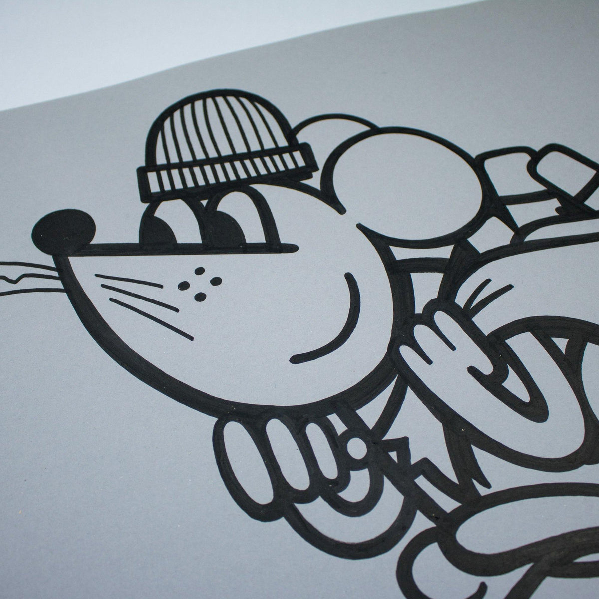 45RPM - Mouse Trap - Circus Network Street Art and Illustration