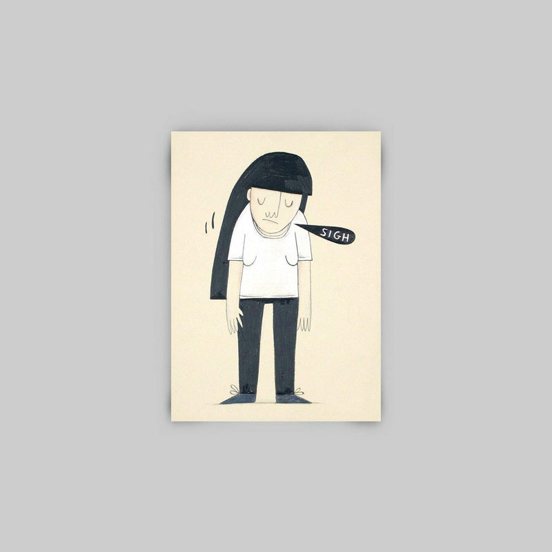 Lara Luís - Sigh - Circus Network Street Art and Illustration