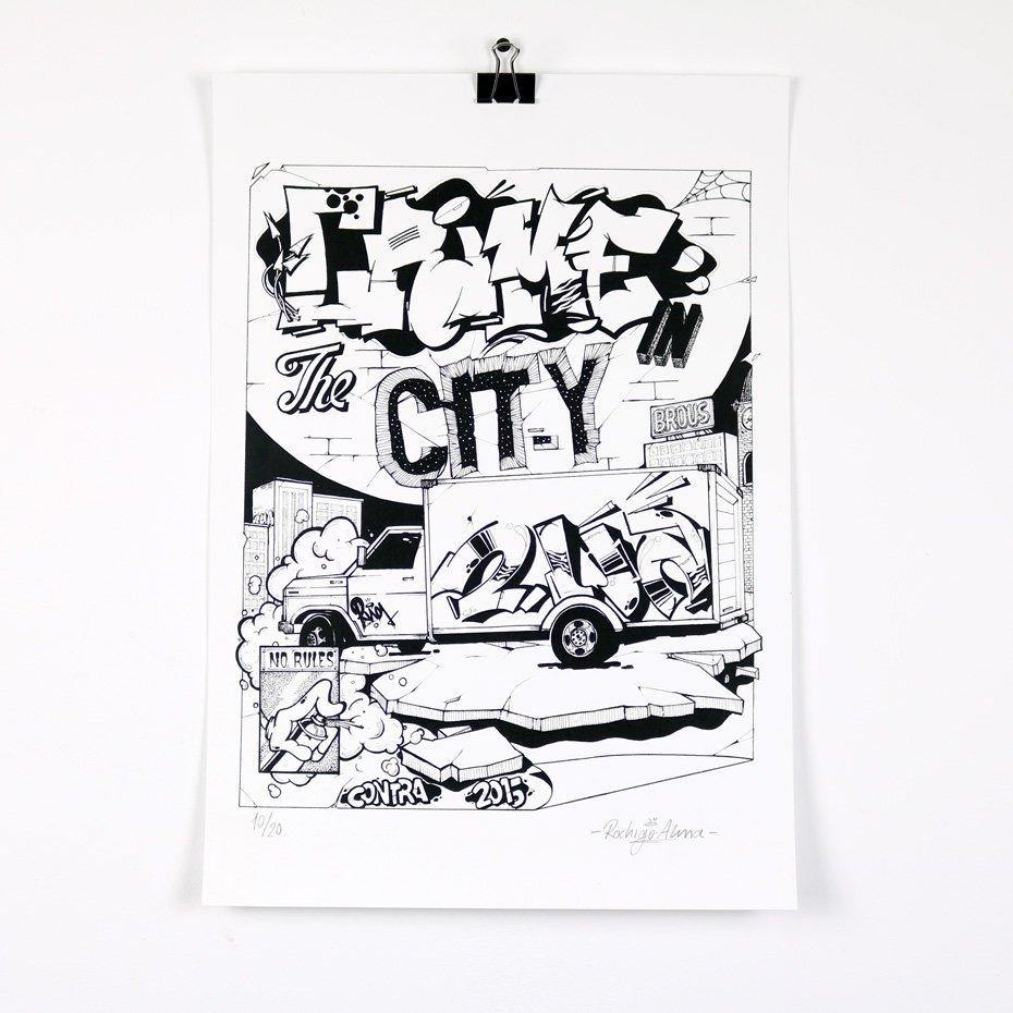 Contra - Crime In The City - Circus Network Street Art and Illustration in Porto Portugal