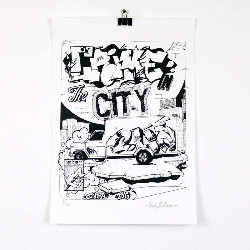 Contra - Crime In The City - Circus Network Street Art and Illustration in Porto Portugal