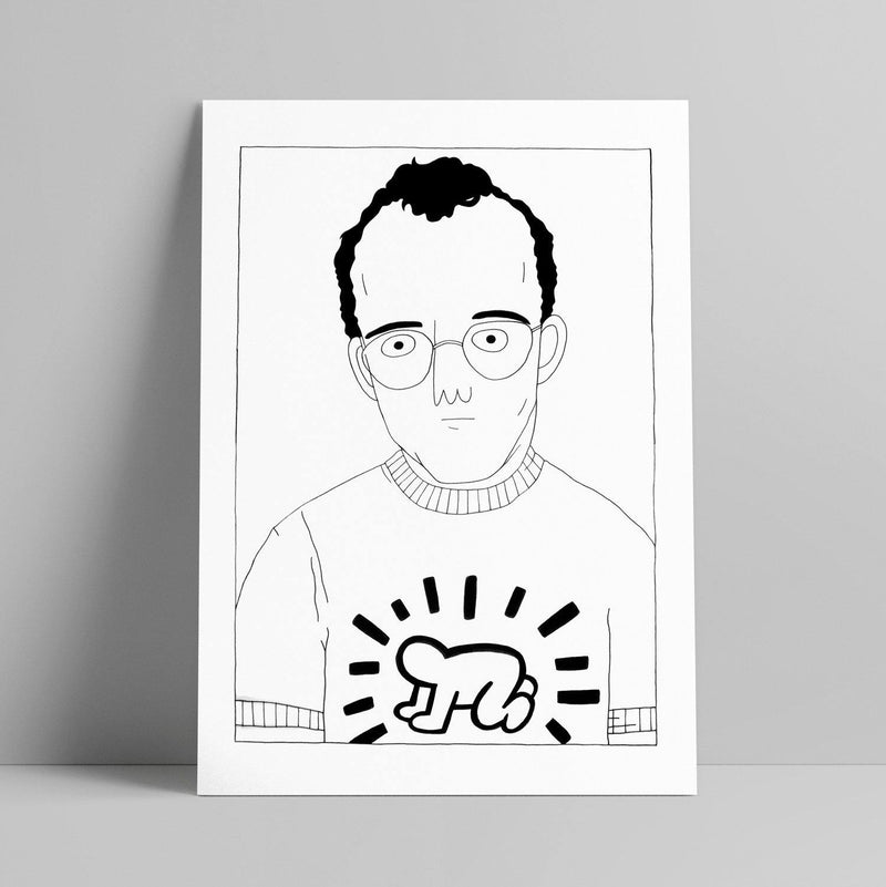 Lara Luís - Keith Haring - Circus Network Street Art and Illustration in Porto Portugal