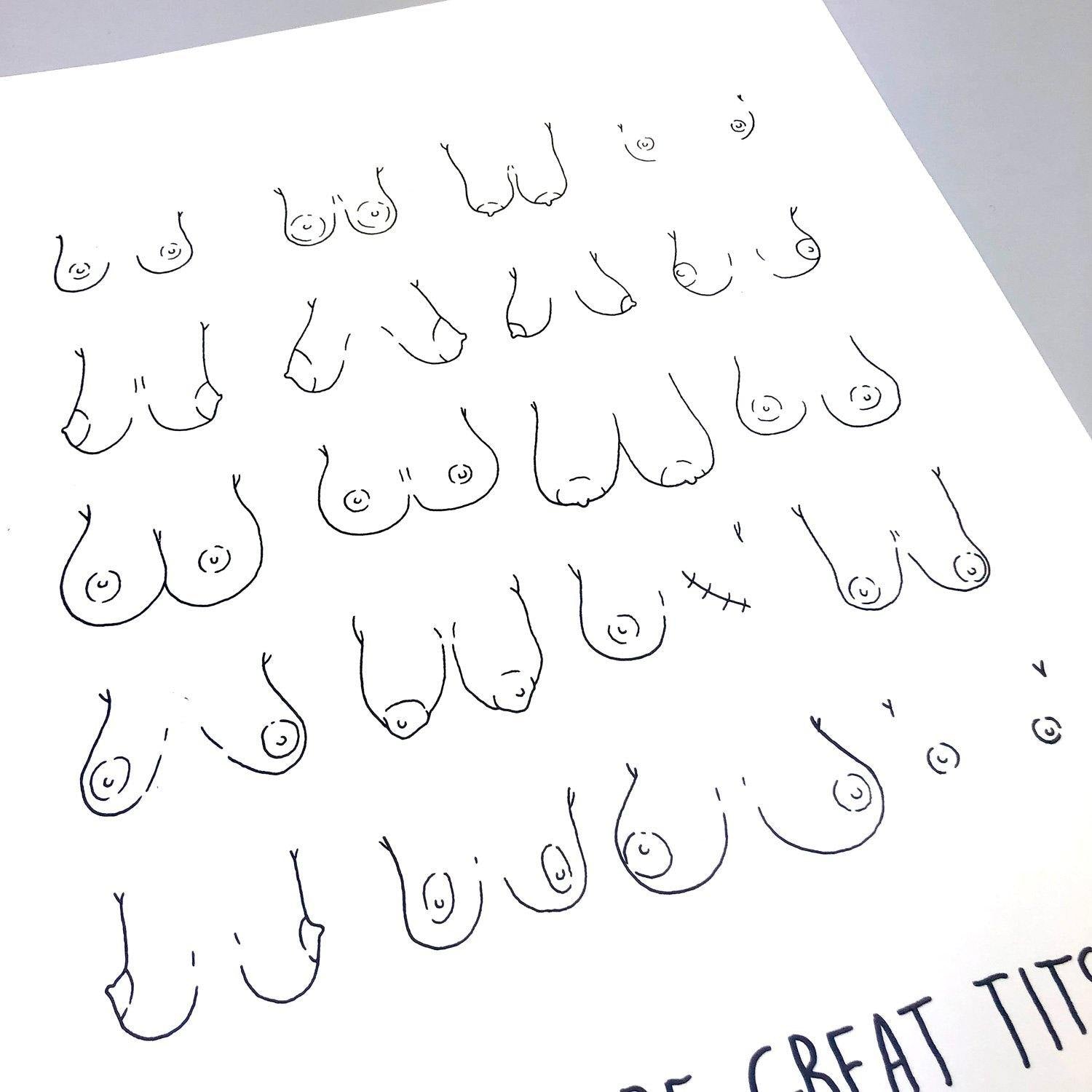 Cara Trancada - All Tits Are Great Tits - Circus Network Street Art and Illustration