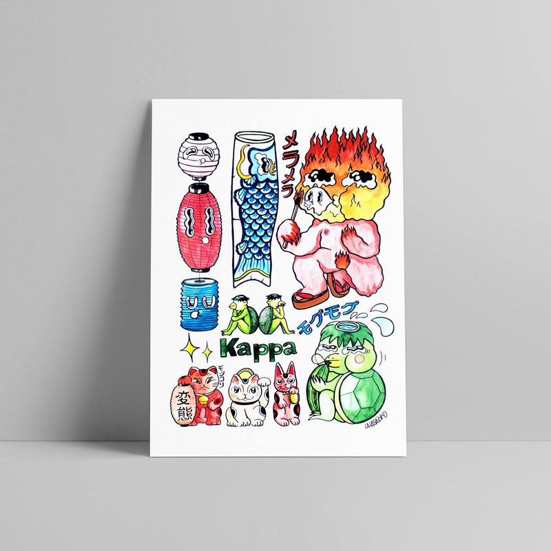 Lalasaïdko - Bubble Yokai - Circus Network Street Art and Illustration