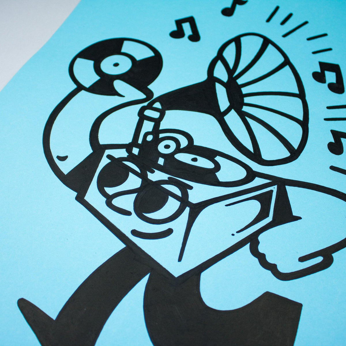 45RPM - Again and again and again - Circus Network Street Art and Illustration
