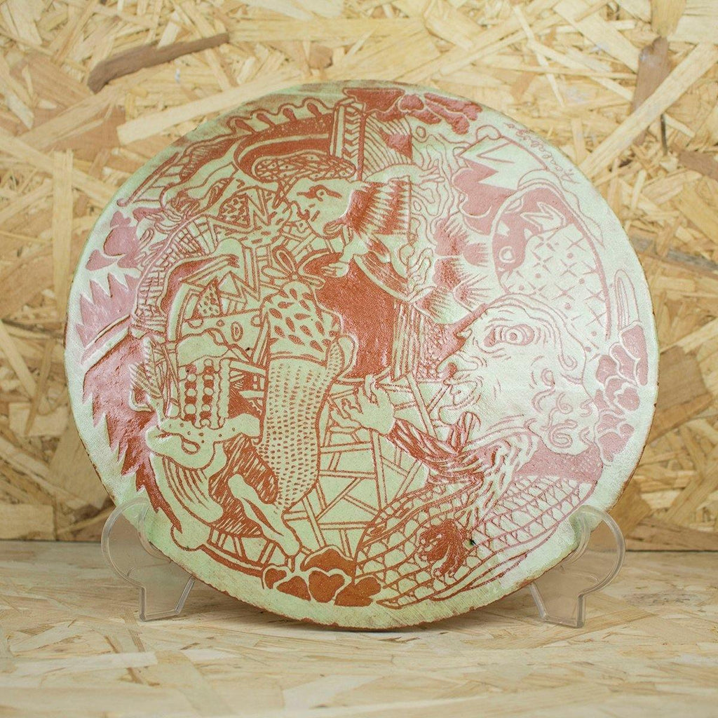 Andy Calabozo - Big Plate - Circus Network Street Art and Illustration