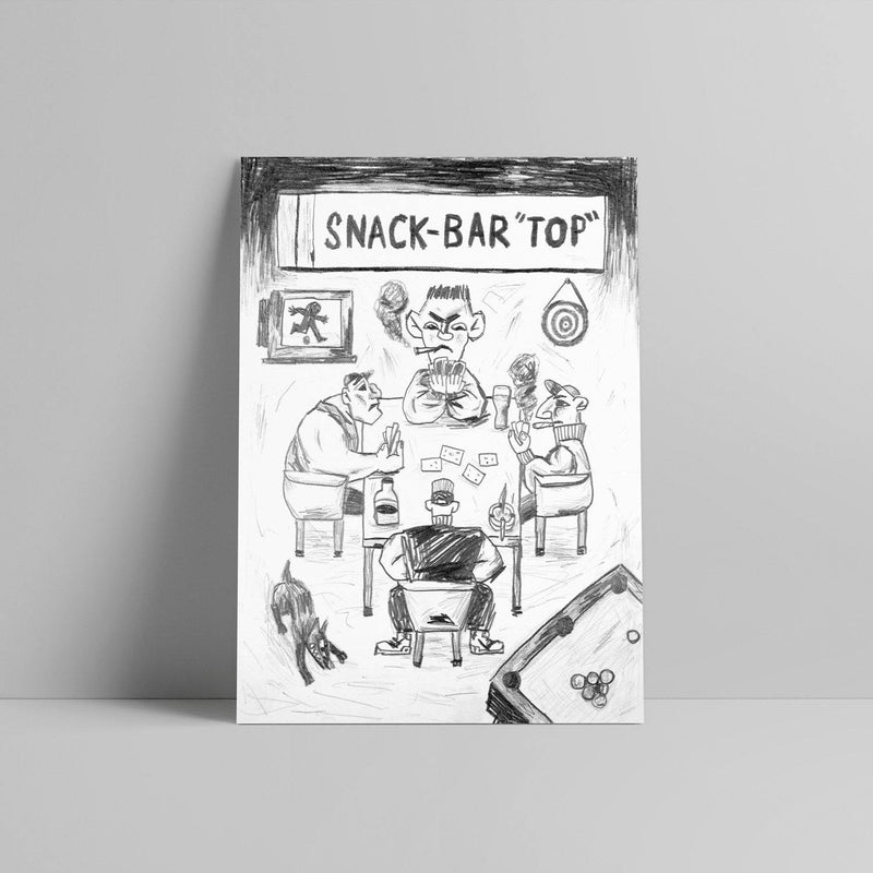 Bruno Lisboa - Snack-bar "Top" - Circus Network Street Art and Illustration