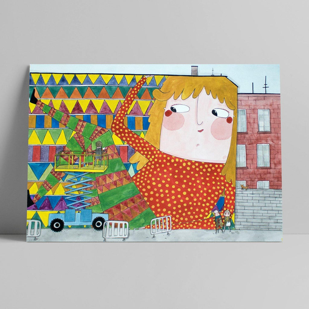 Rafaela Rodrigues - Rua Santa Cecília - Circus Network Street Art and Illustration