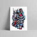 The Caver - Bad: Run From Cops - Circus Network Street Art and Illustration