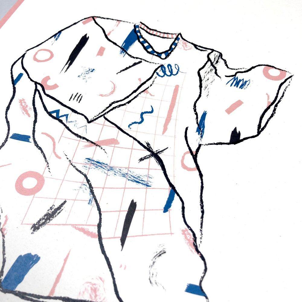 Elleonor - Brush Tee - White - Circus Network Street Art and Illustration