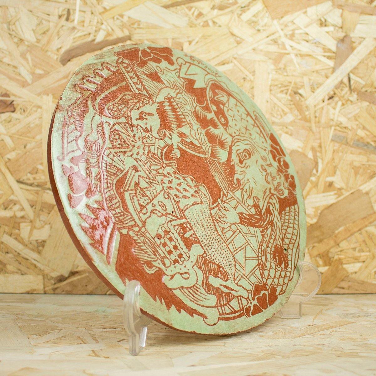 Andy Calabozo - Big Plate - Circus Network Street Art and Illustration