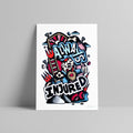 The Caver - Bad: Always Injured - Circus Network Street Art and Illustration