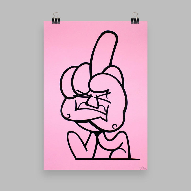 45RPM - Up Yours - Circus Network Street Art and Illustration