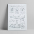Ladeira - A Maria Vai A Praia - print - Circus Network Street Art and Illustration