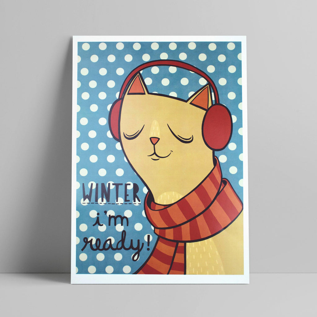 Lara Luís - Winter, I'm Ready - Circus Network Street Art and Illustration