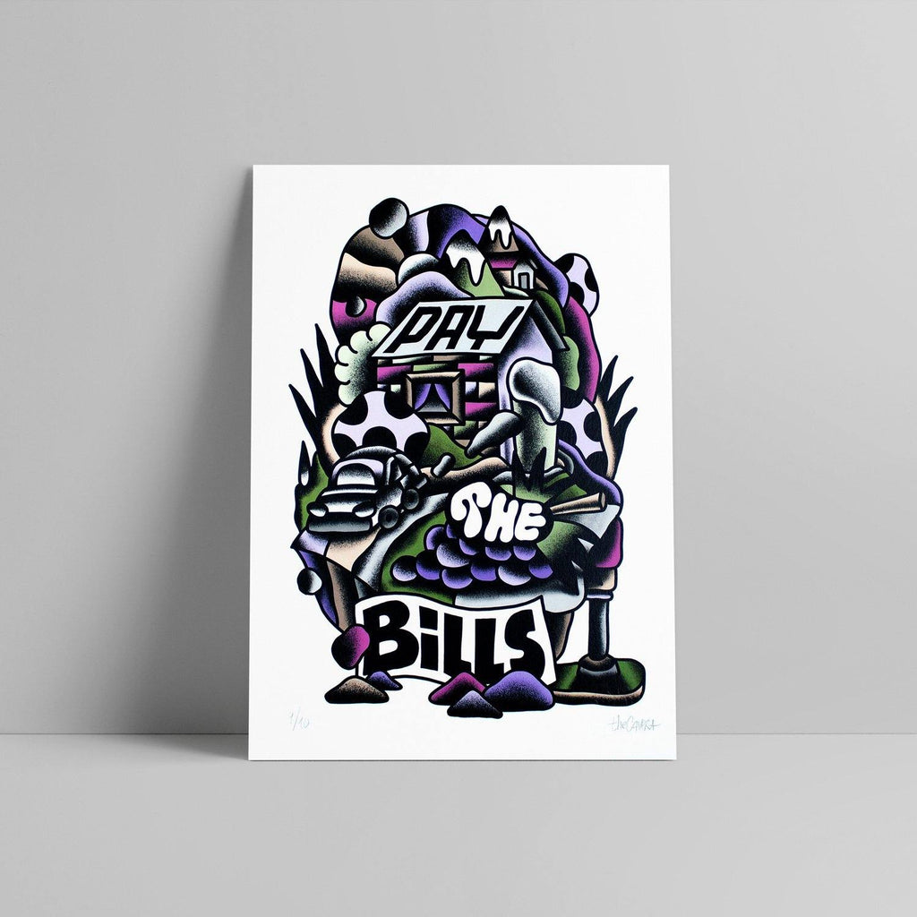 The Caver - Good: Pay The Bills - Circus Network Street Art and Illustration