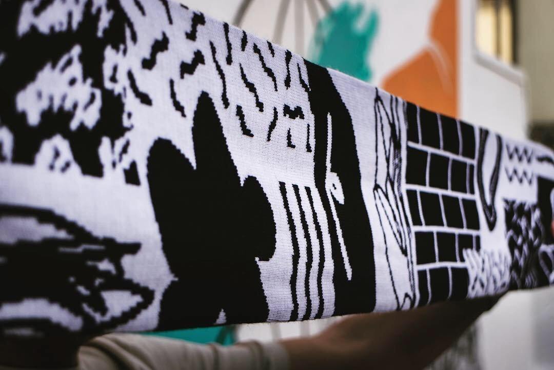 Oker - Scarf - Circus Network Street Art and Illustration