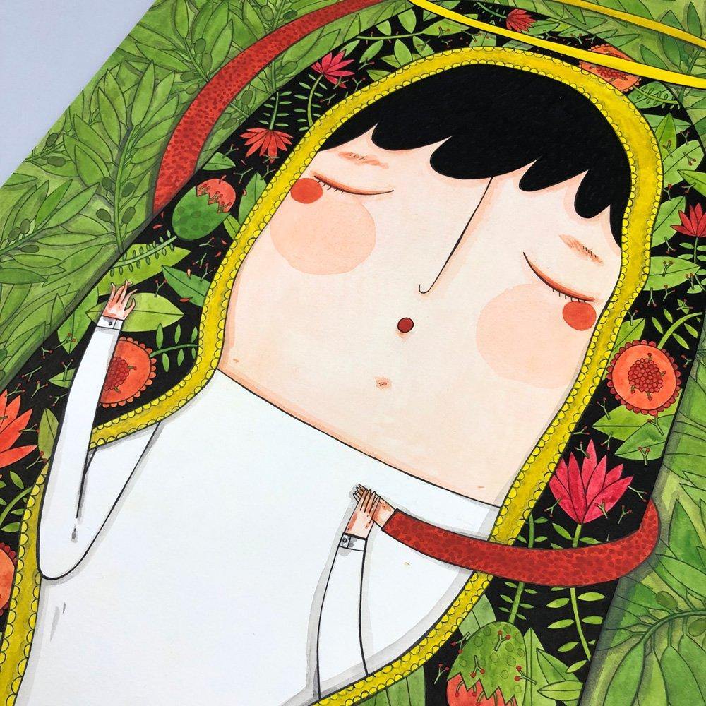 Rafaela Rodrigues - Milagre Nossa Senhora da Oliveira - Circus Network Street Art and Illustration