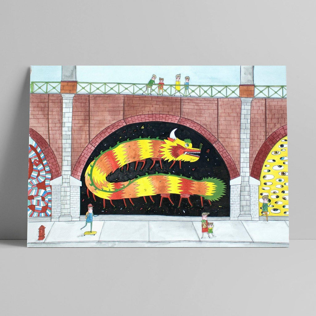 Rafaela Rodrigues - Rua das festas de dia - Circus Network Street Art and Illustration