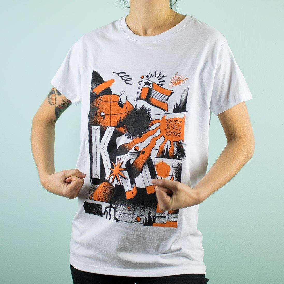 Oker - Just Play & Have Fun - T-shirt - Circus Network Street Art and Illustration