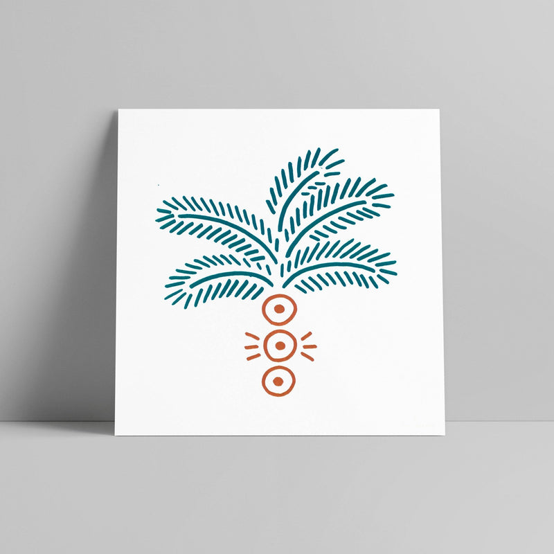 Nina Fernande - Palmtree is looking at me 2 - Circus Network Street Art and Illustration
