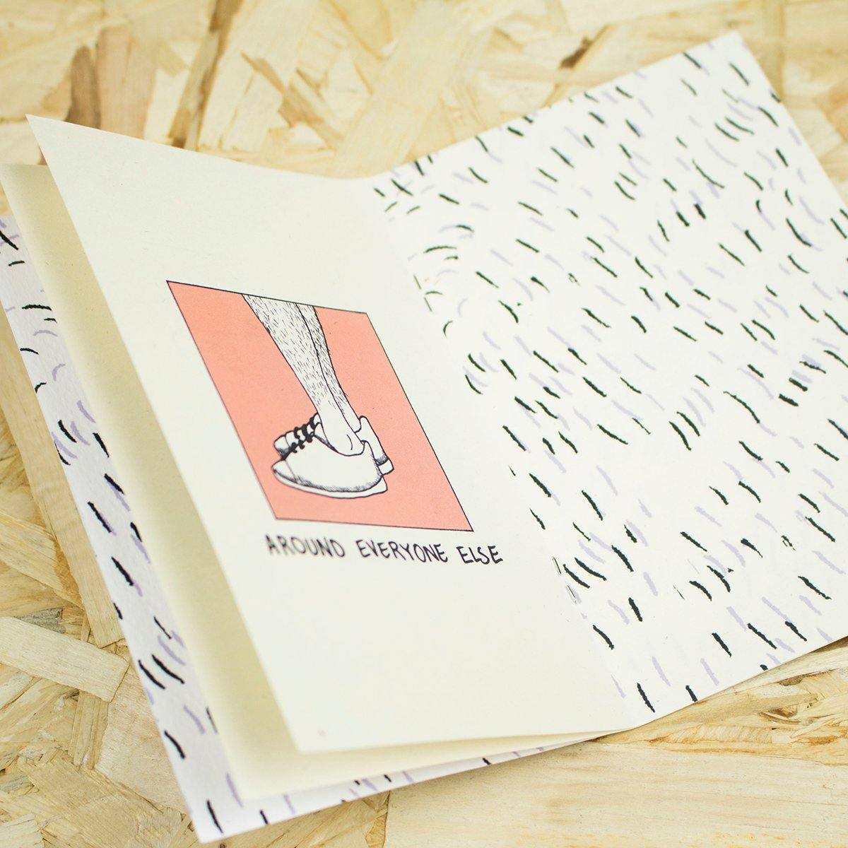 Cara Trancada - I want to be (able to be) hairy - Fanzine - Circus Network Street Art and Illustration