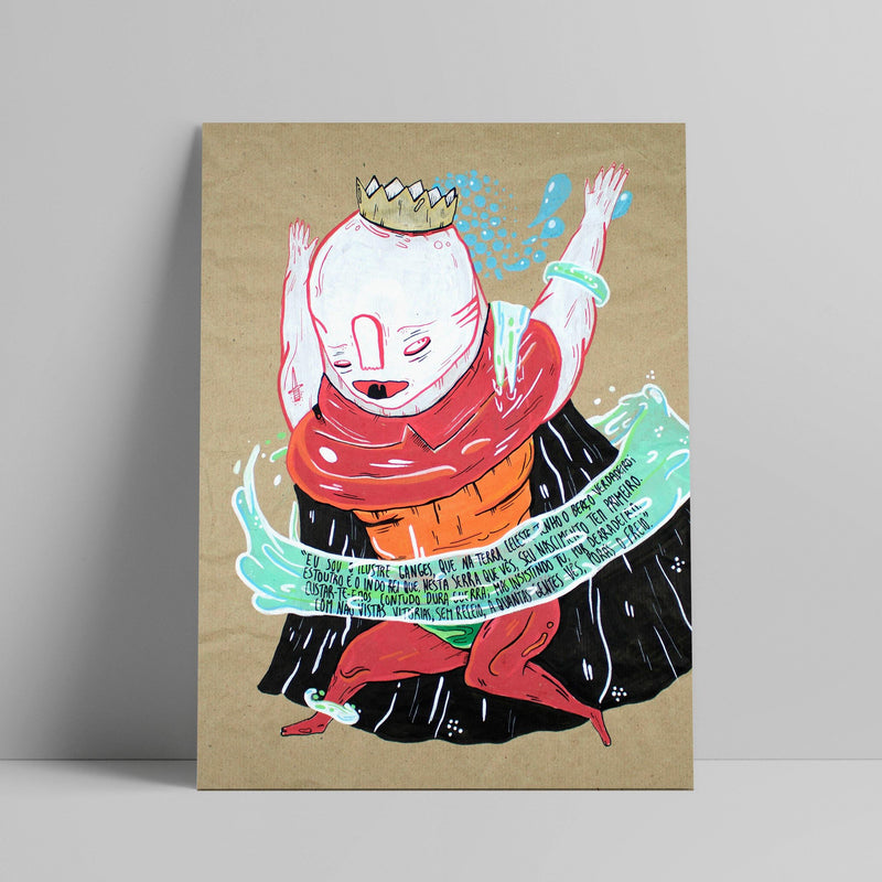 Uivo - Eu Sou o Ilustre Ganges - Circus Network Street Art and Illustration