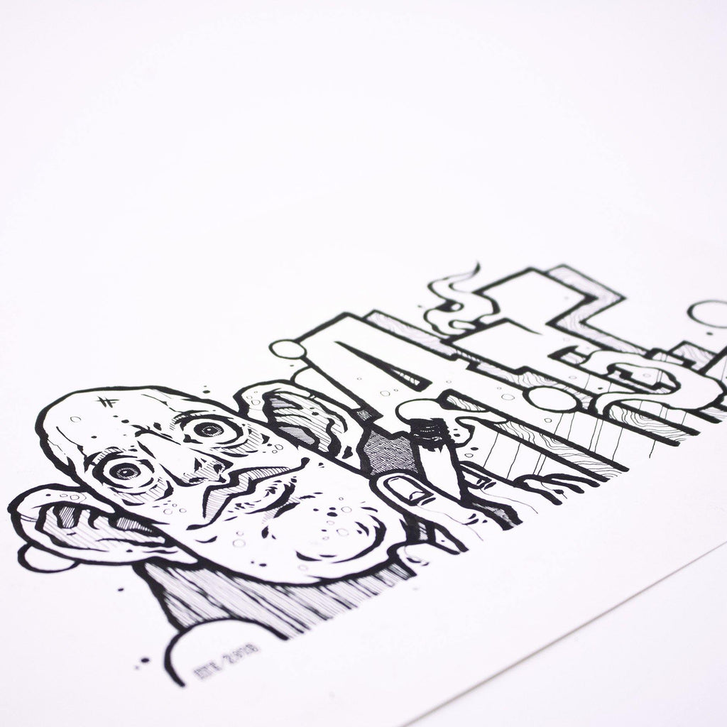 ATE Ezse - Untitled 6 - Circus Network Street Art and Illustration