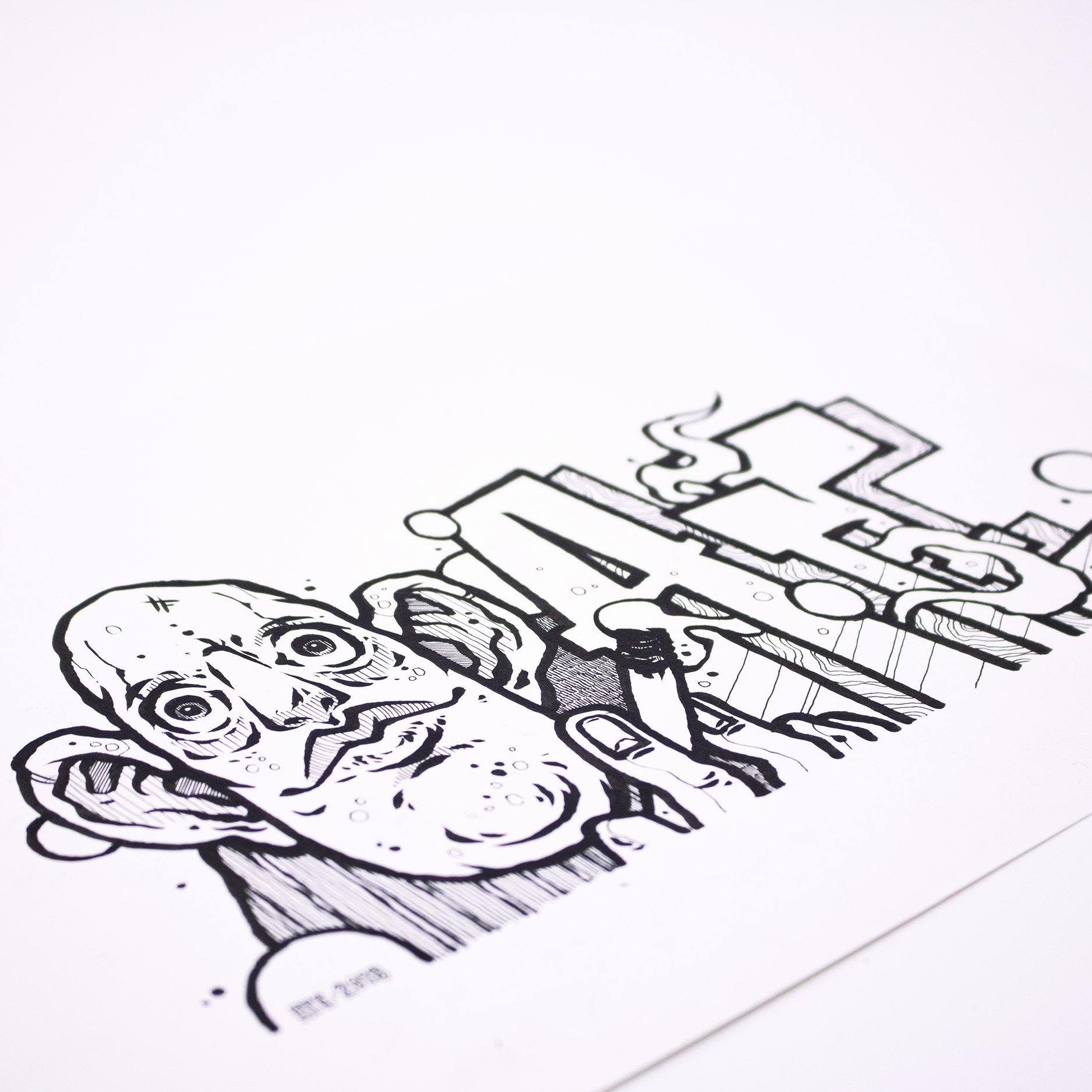 ATE Ezse - Untitled 6 - Circus Network Street Art and Illustration