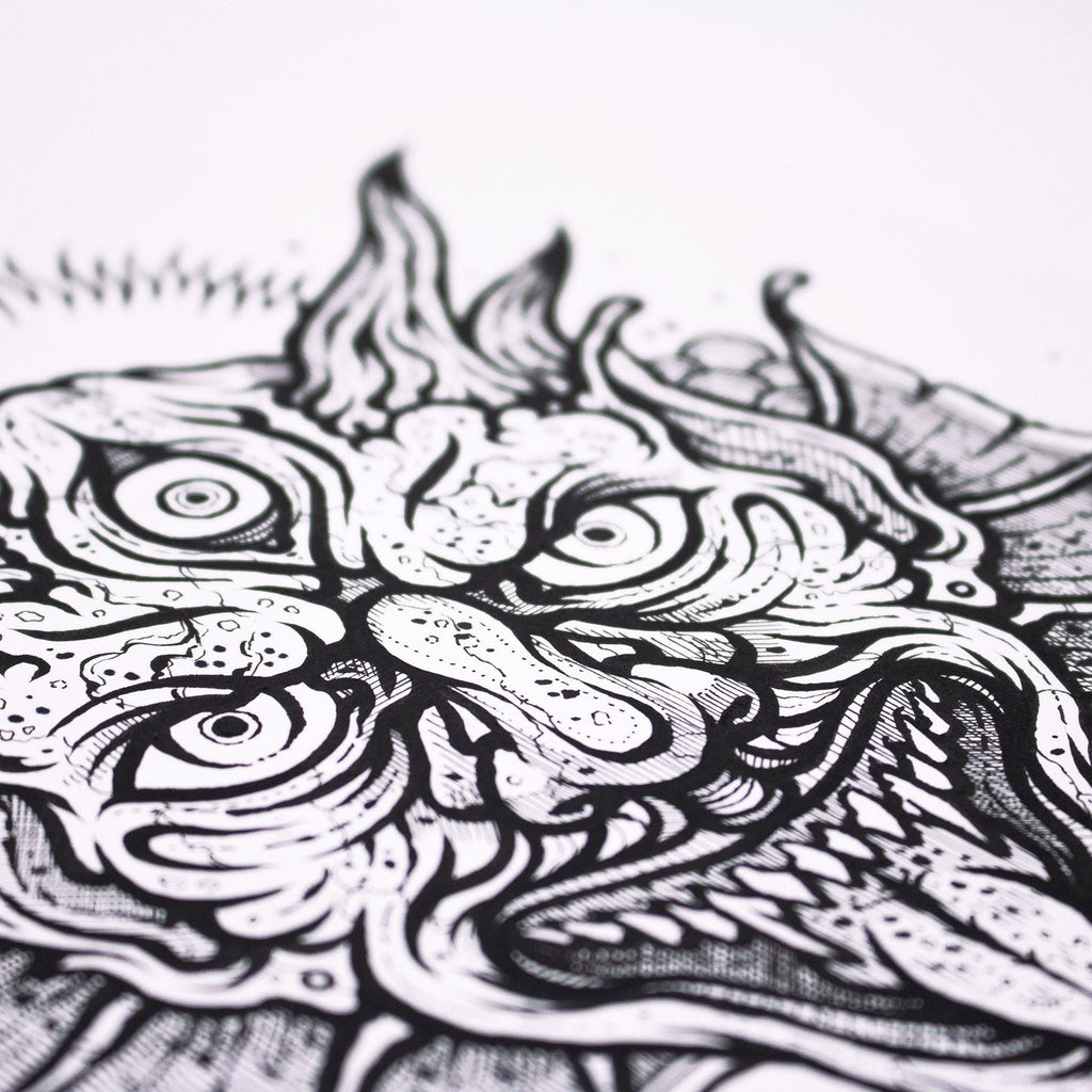 ATE Ezse - Untitled 4 - Circus Network Street Art and Illustration