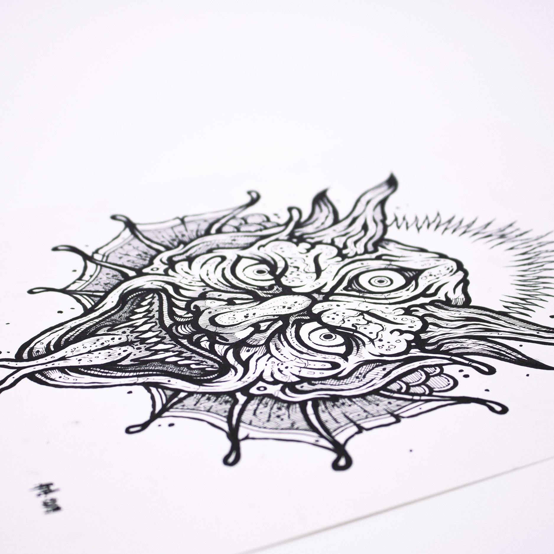 ATE Ezse - Untitled 4 - Circus Network Street Art and Illustration