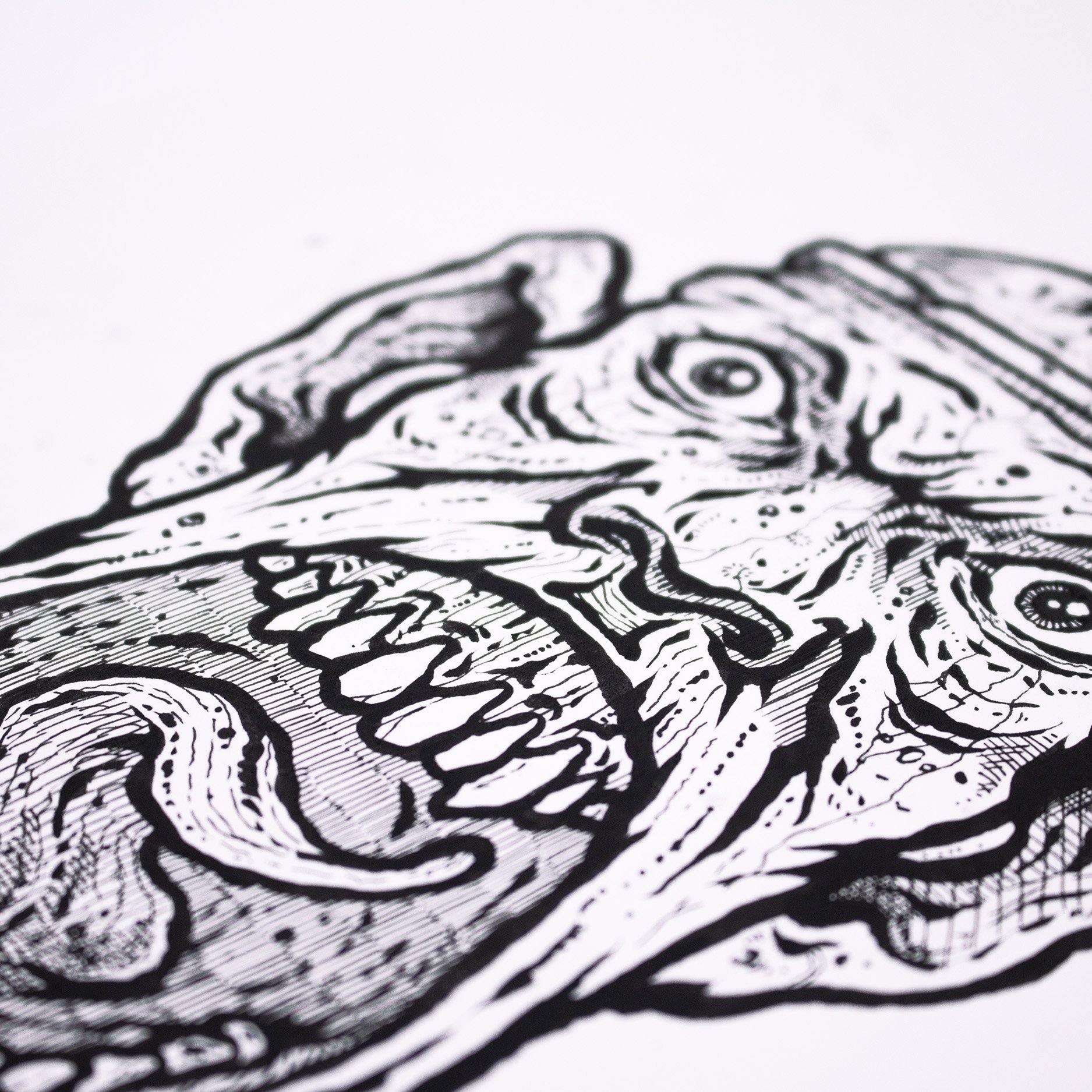 ATE Ezse - Untitled 3 - Circus Network Street Art and Illustration