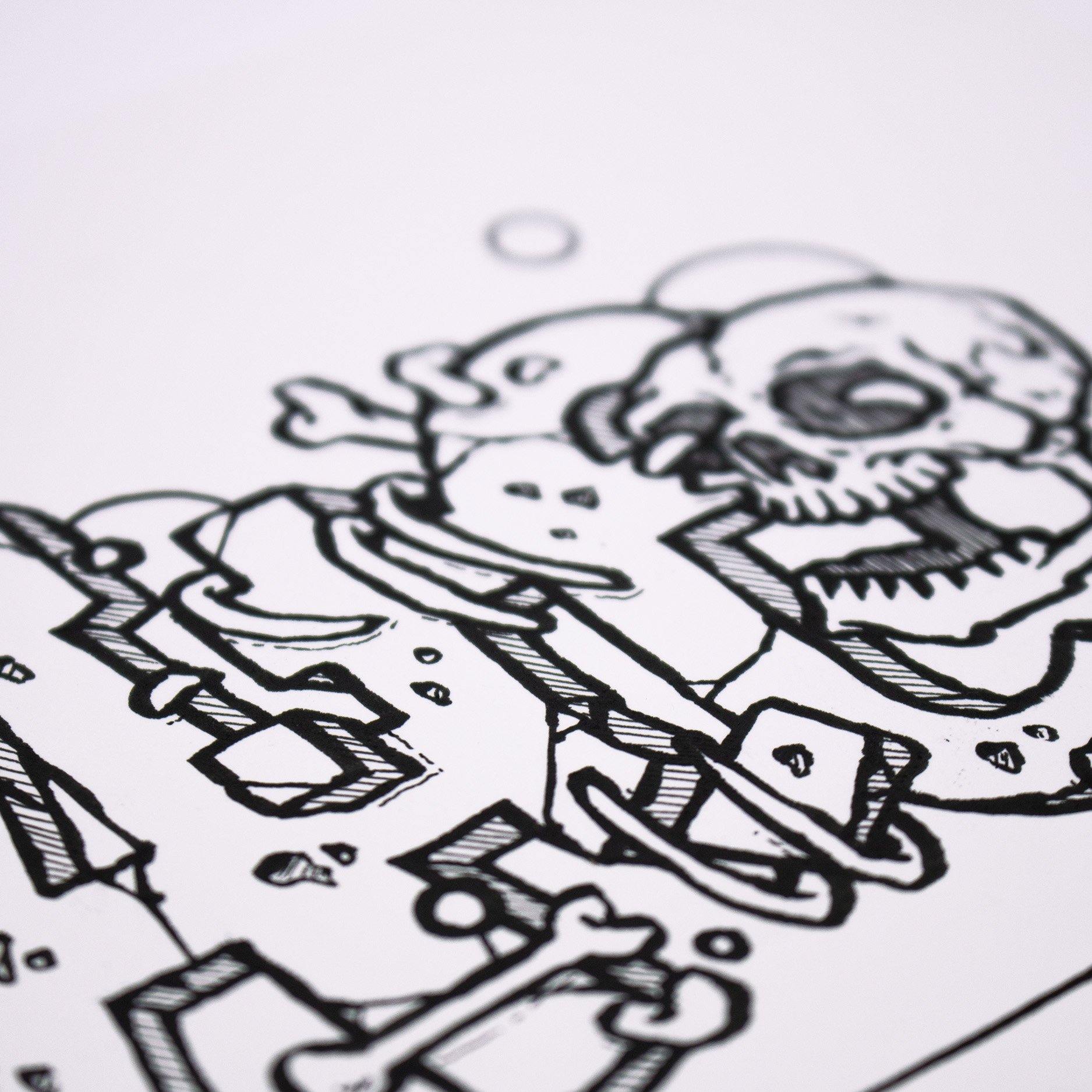 ATE Ezse - Untitled 8 - Circus Network Street Art and Illustration