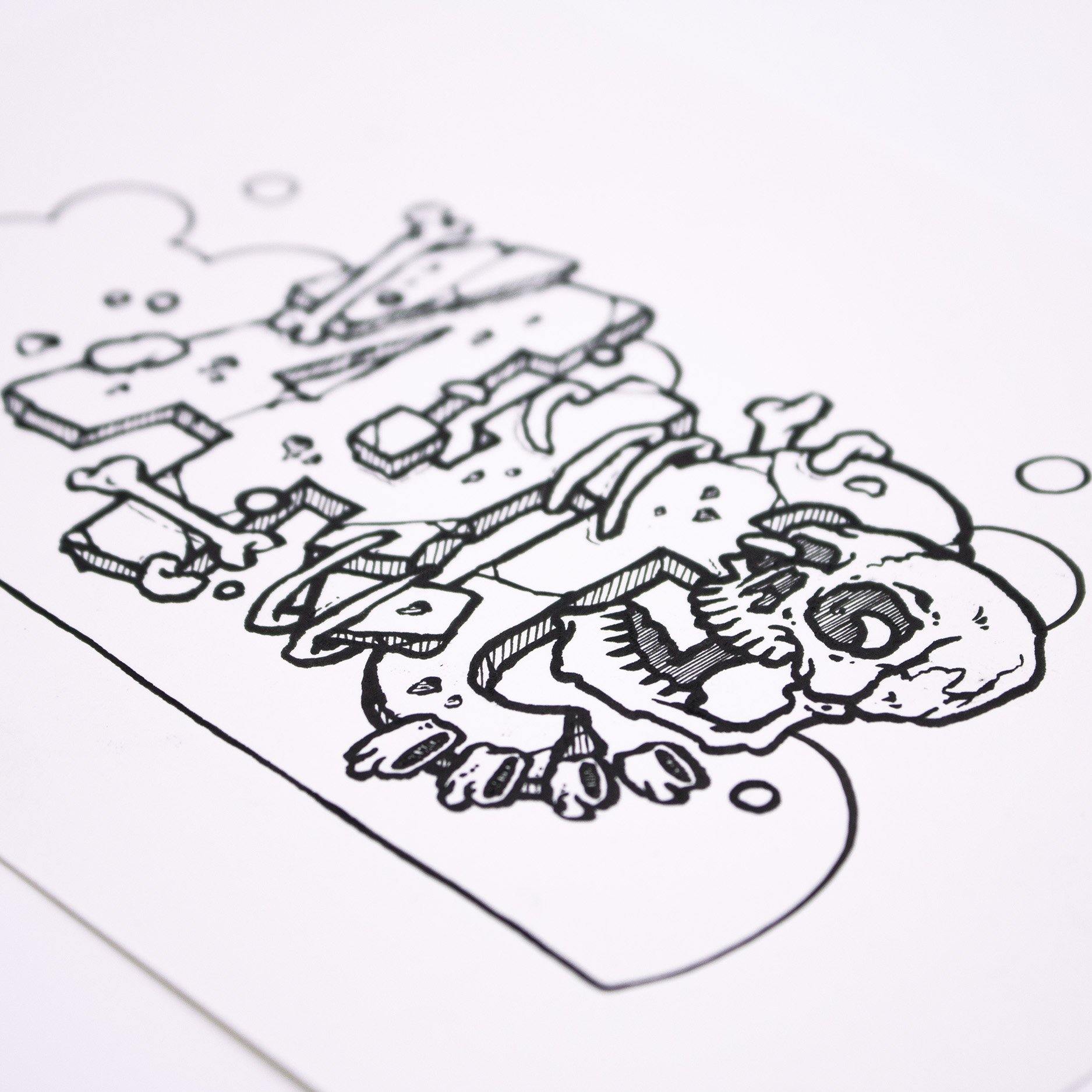 ATE Ezse - Untitled 8 - Circus Network Street Art and Illustration