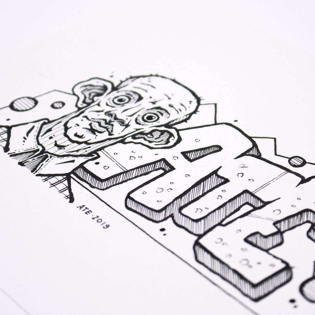 ATE Ezse - Untitled 7 - Circus Network Street Art and Illustration