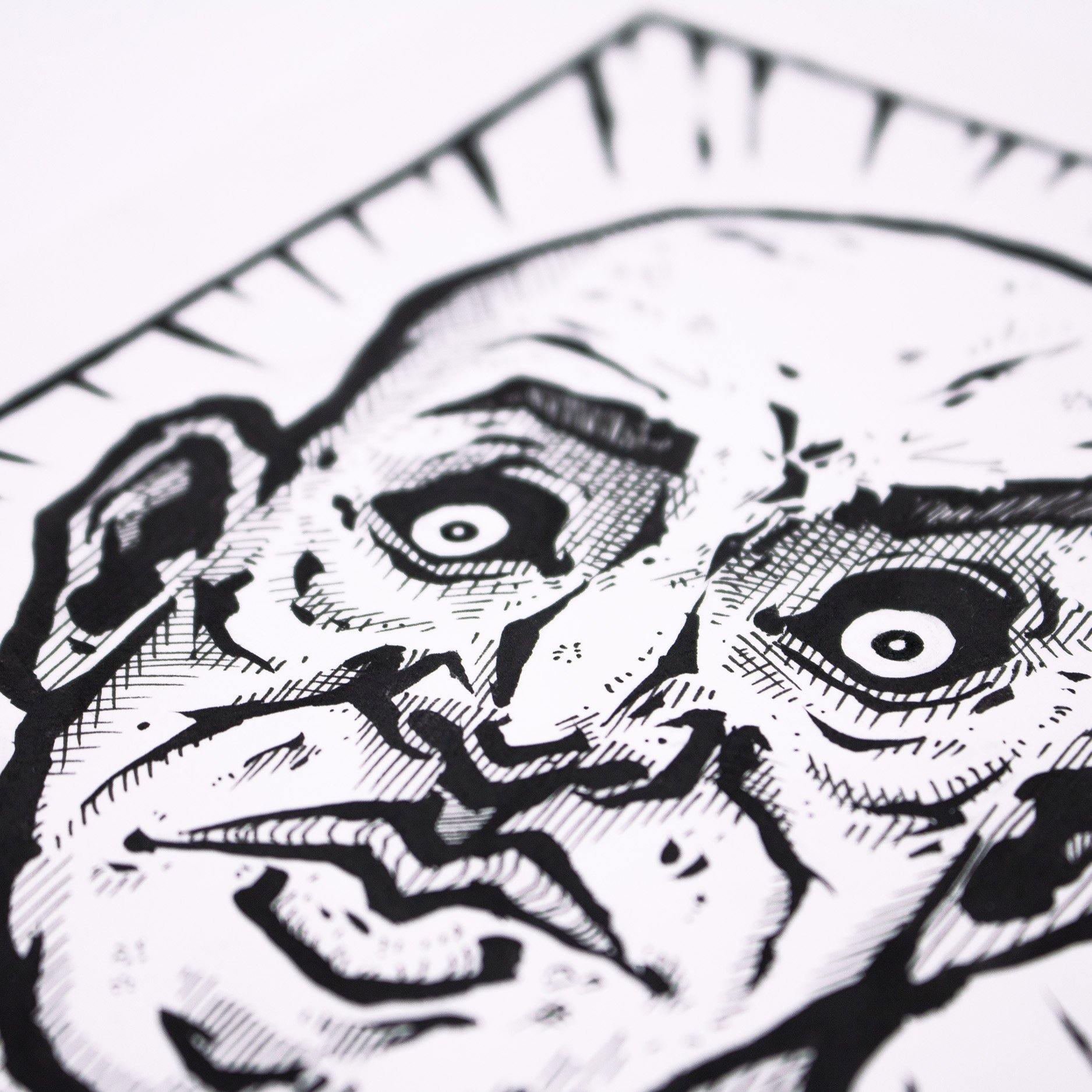 ATE Ezse - Untitled 5 - Circus Network Street Art and Illustration