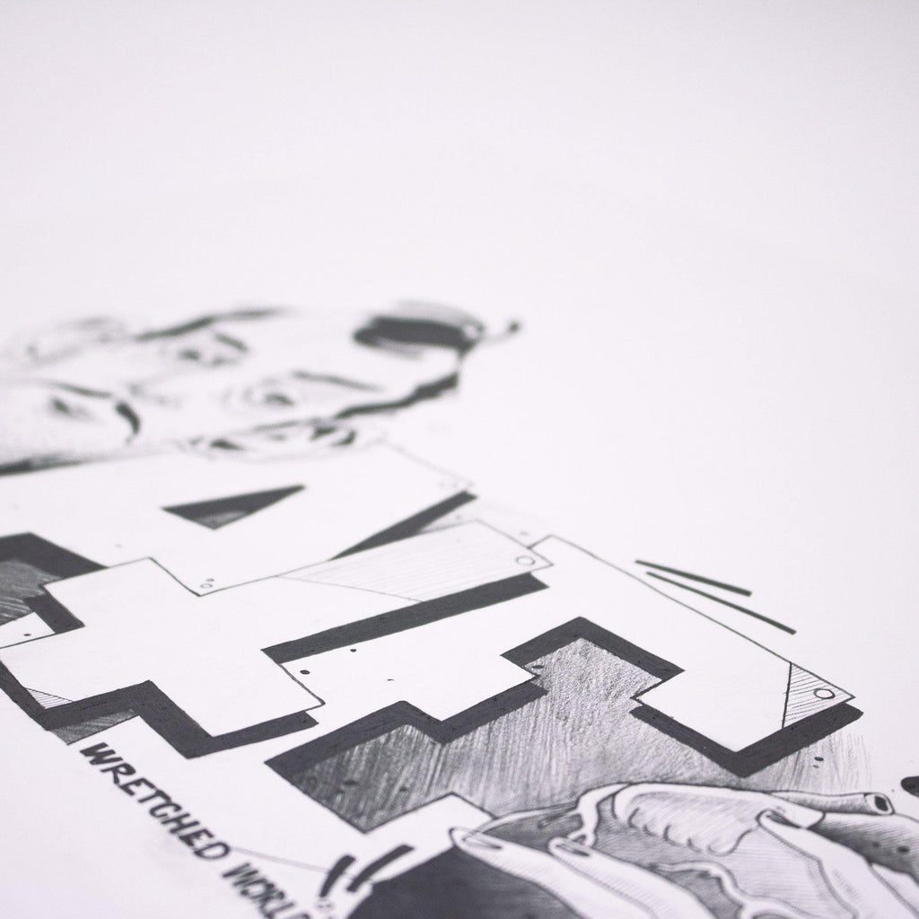 ATE Sidas - Wretched World - Circus Network Street Art and Illustration