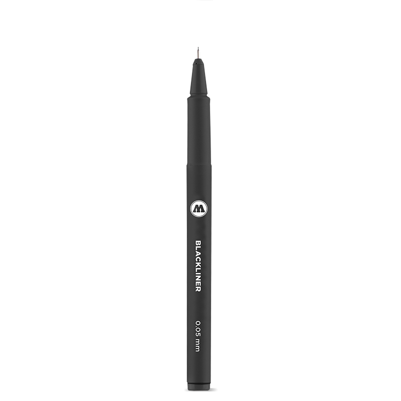 Molotow - BLACKLINER 0.05 - 1 MM, CHISEL, ROUND