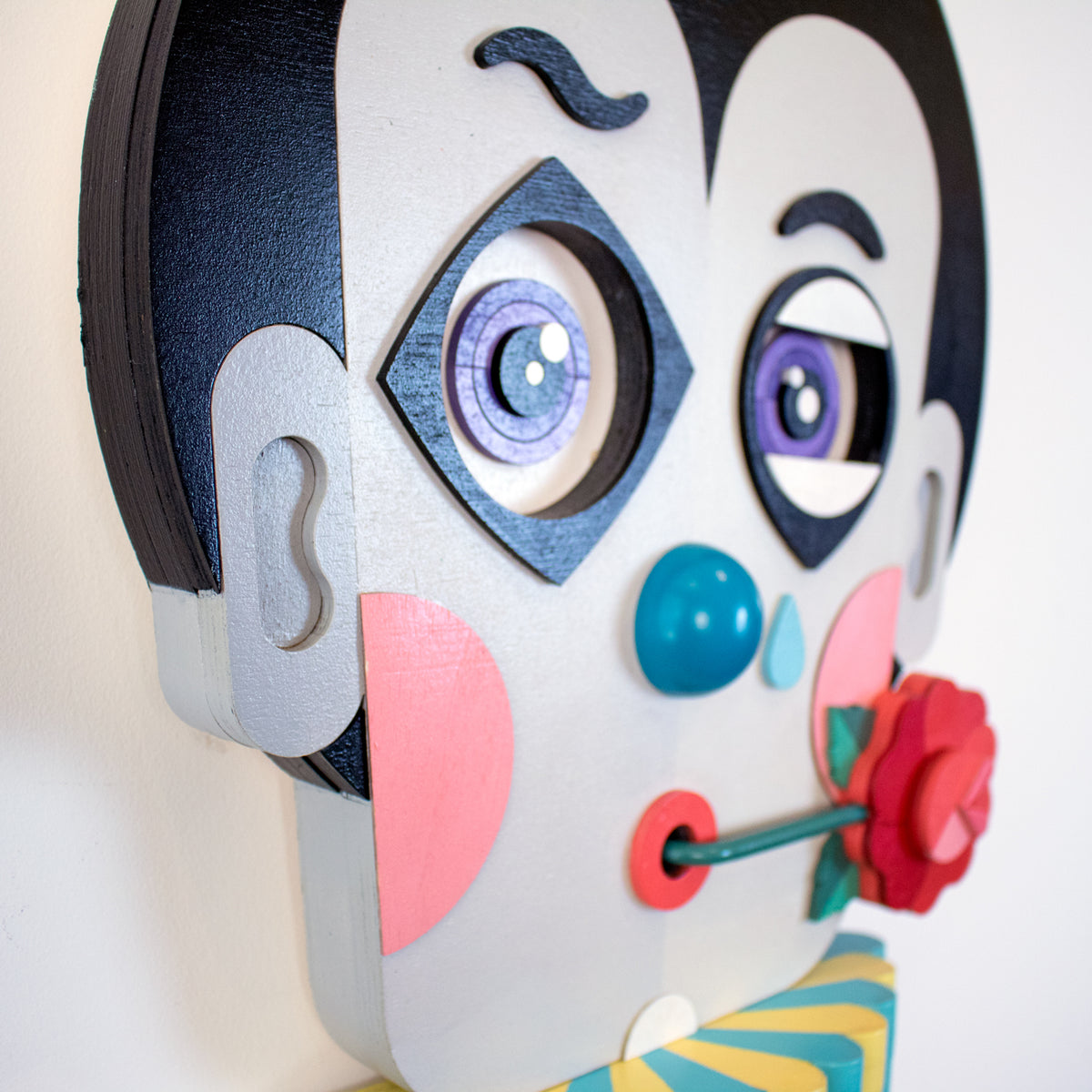 Catarina Glam - Pierrot - Circus Network Street Art and Illustration in Porto Portugal