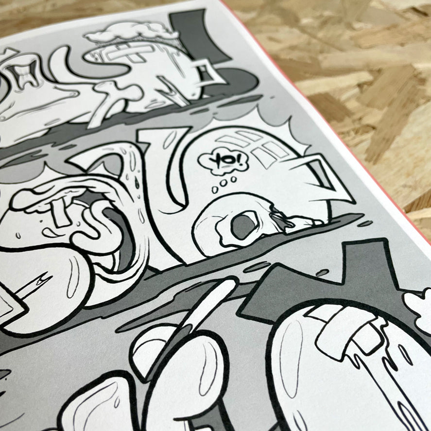 Graffiti Coloring Book
