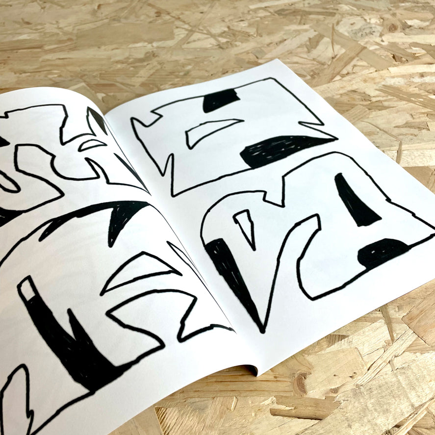 Graffiti Coloring Book - Sorte - Circus Network Street Art and Illustration in Porto Portugal