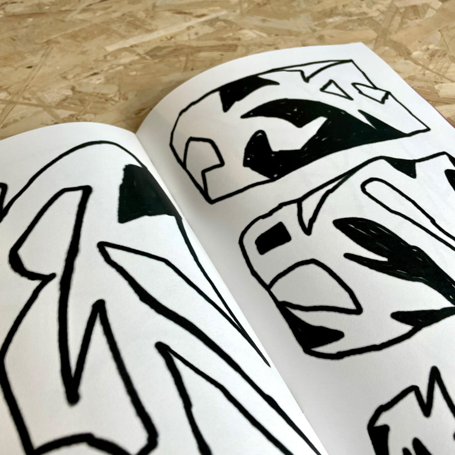 Graffiti Coloring Book - Sorte - Circus Network Street Art and Illustration in Porto Portugal