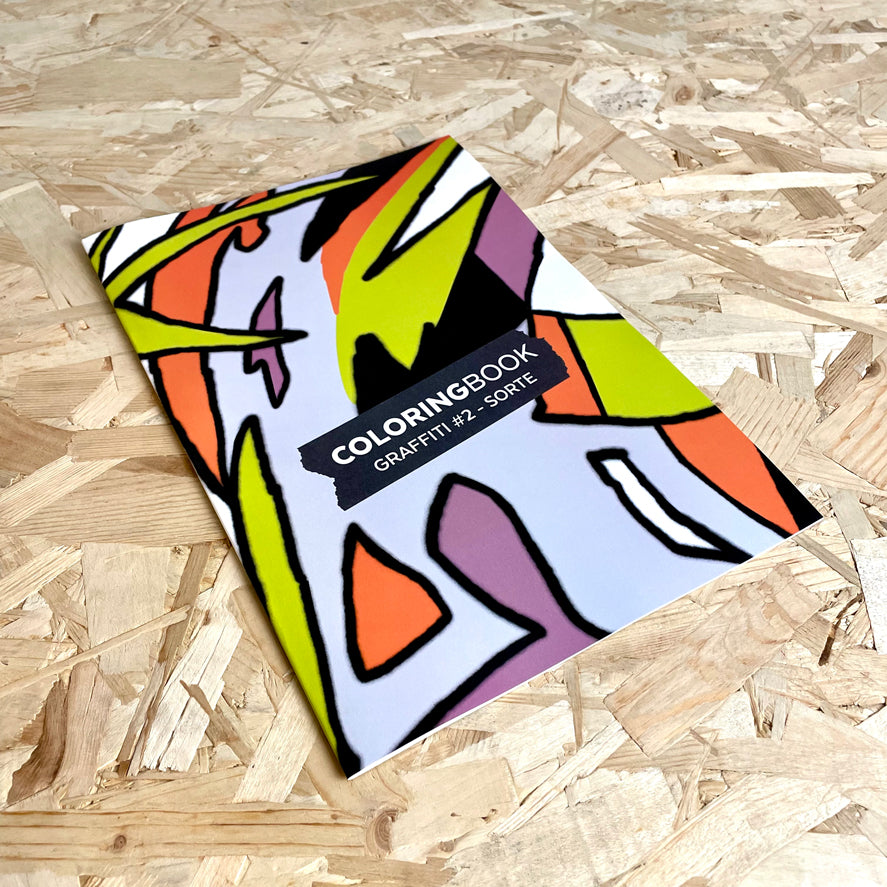 Graffiti Coloring Book - Sorte - Circus Network Street Art and Illustration in Porto Portugal