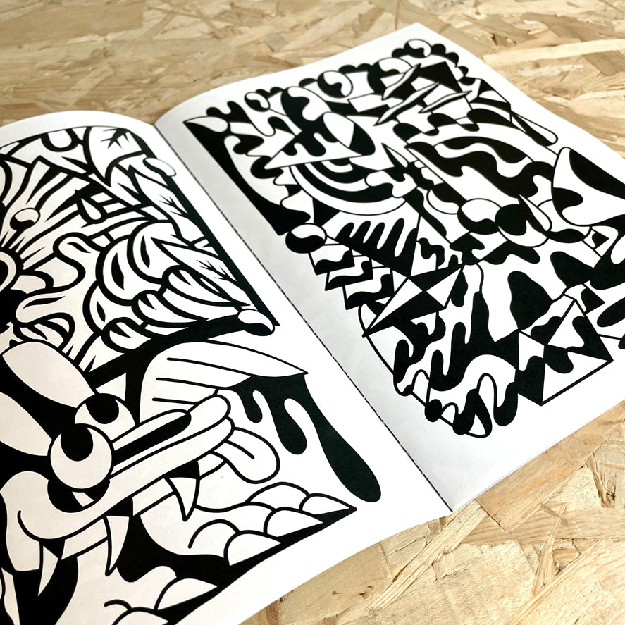 Graffiti Coloring Book