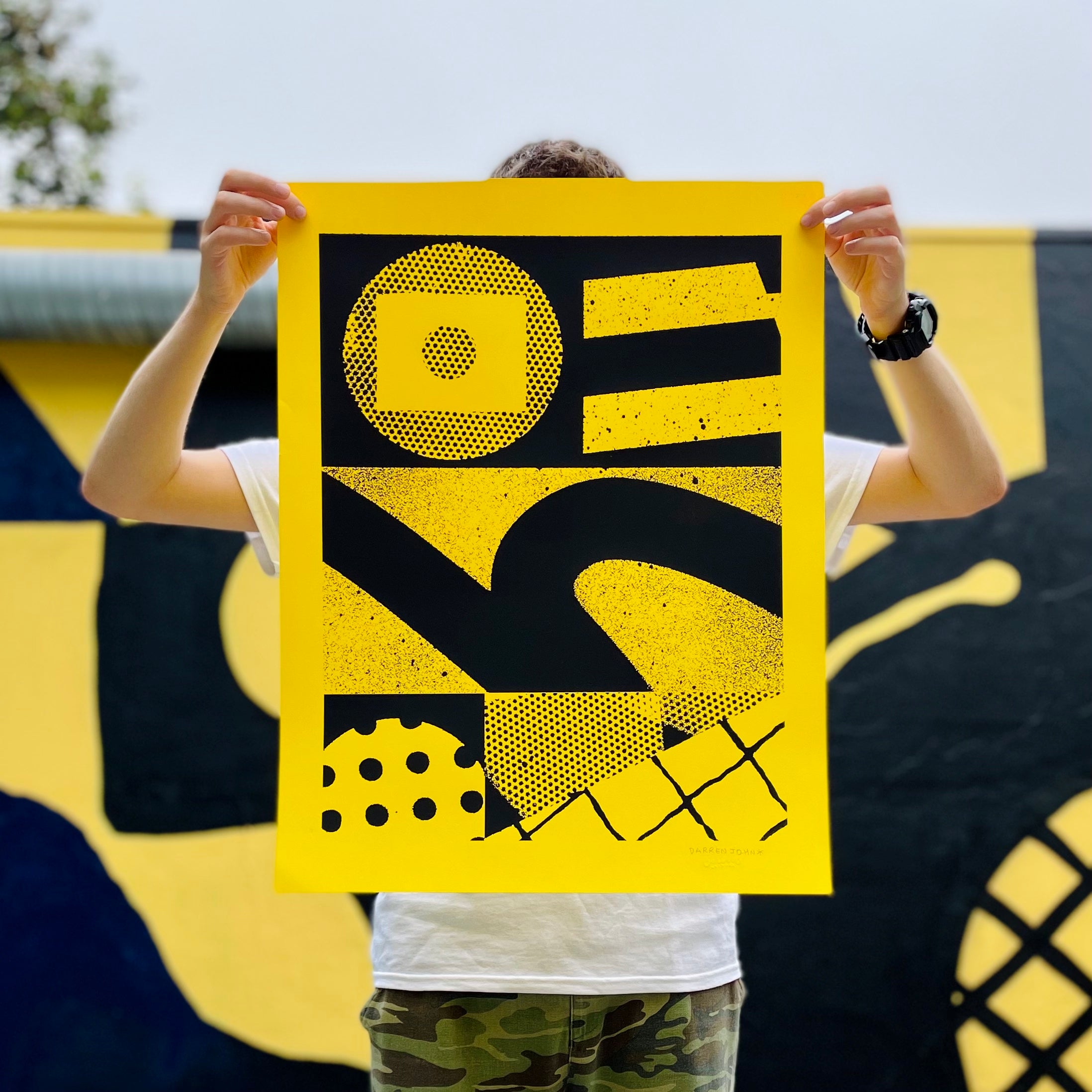 Darren John - Stacks Silkscreen - Circus Network Street Art and Illustration in Porto Portugal