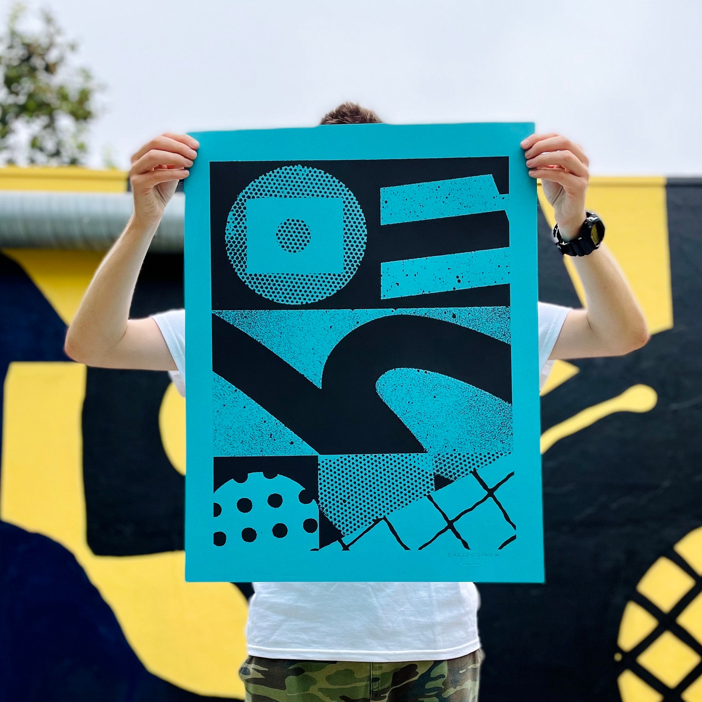 Darren John - Stacks Silkscreen - Circus Network Street Art and Illustration in Porto Portugal