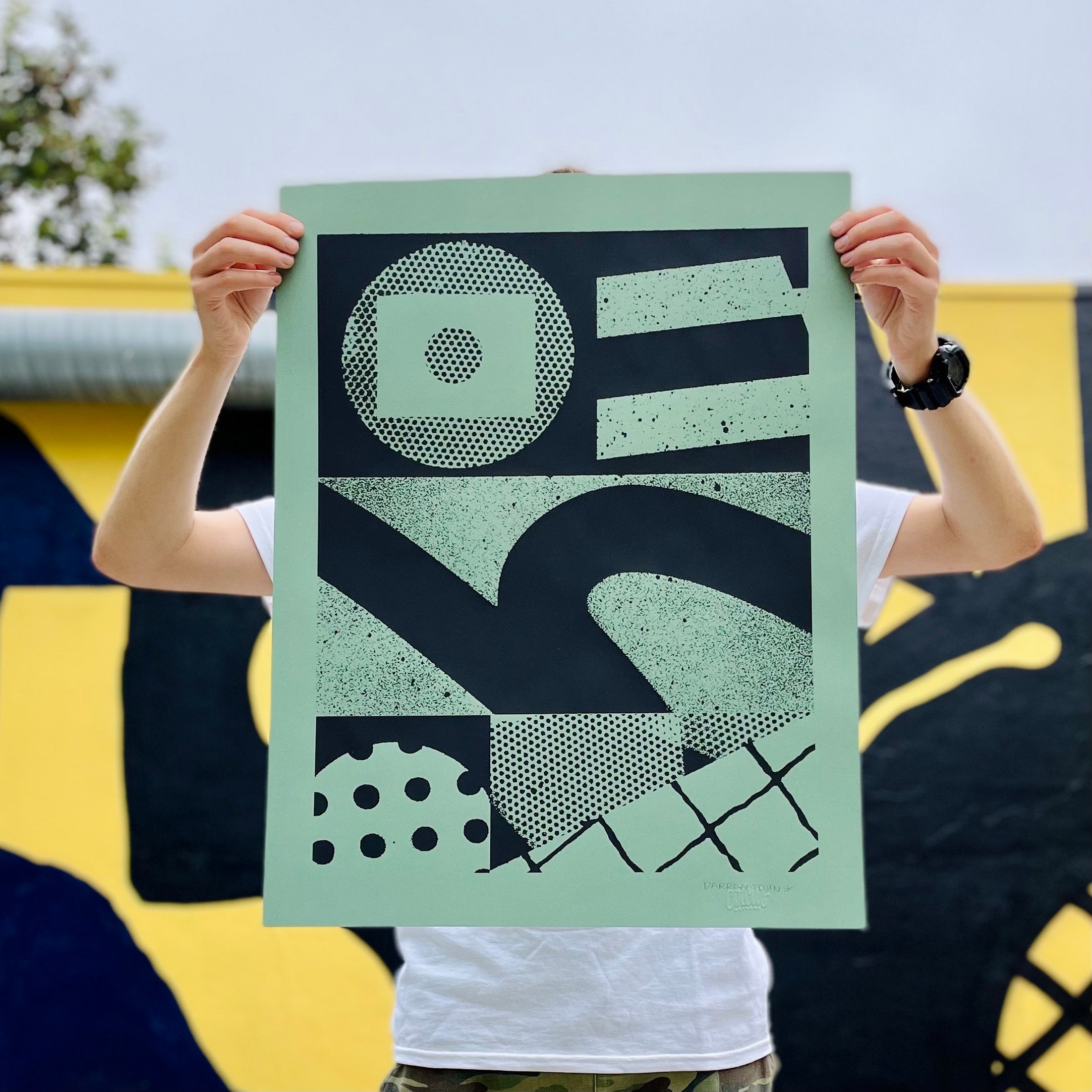 Darren John - Stacks Silkscreen - Circus Network Street Art and Illustration in Porto Portugal