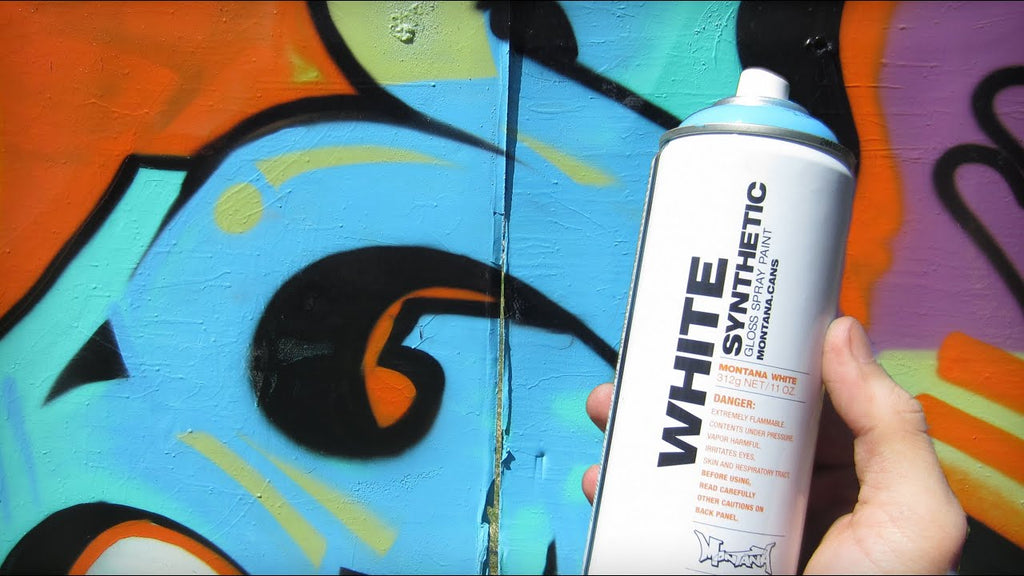 Montana Cans WHITE - Spray Cans - Circus Network Street Art and Illustration in Porto Portugal