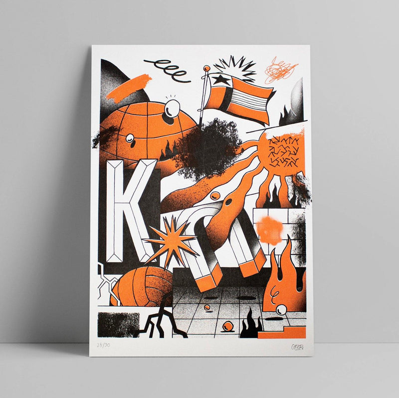 Oker - Fluor Dimensions - Circus Network Street Art and Illustration