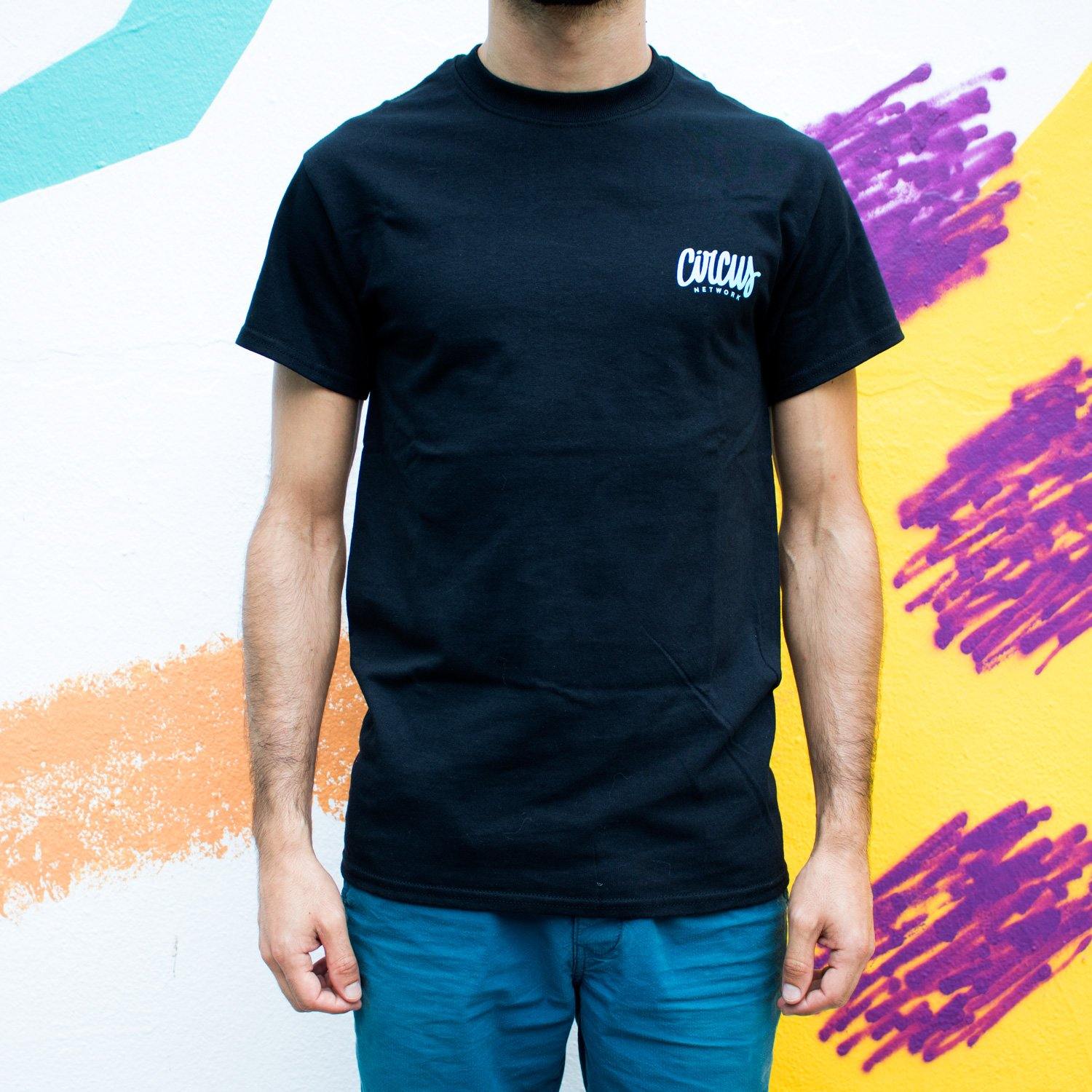 Circus Network - 7 Years Anniversary T-shirt Blue - Circus Network Street Art and Illustration