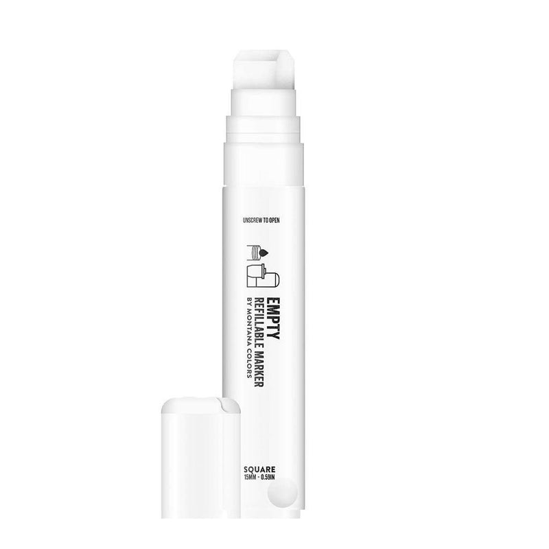 Street Marker Square 15 mm Empty Refillable - Circus Network Street Art and Illustration